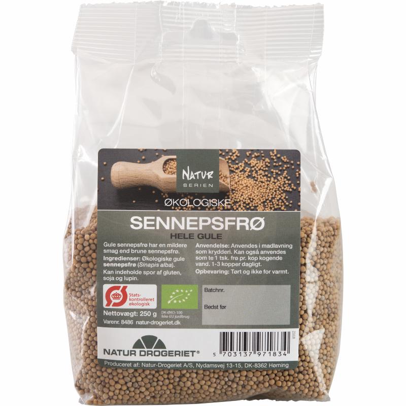 Mustard seeds, Organic yellow 250 g